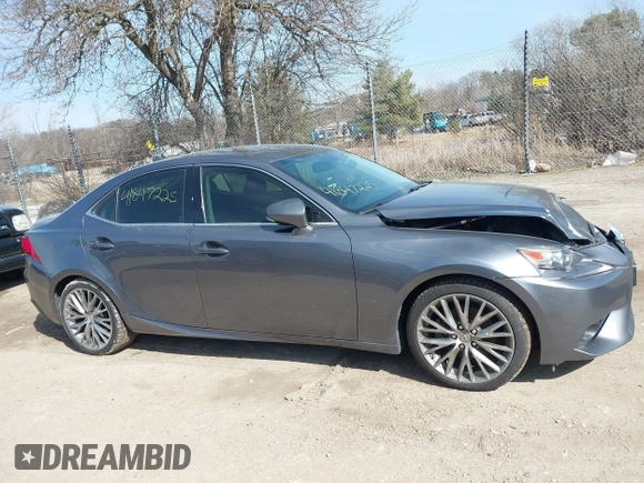 2014 Lexus IS 250 with VIN JTHCF1D21E5004144, listed as a IAAI auction lot 41847225 with 110,137 mi miles. Bid and sale history available at carsss.com. Image 13.