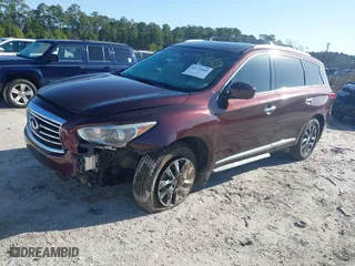 2013 Infiniti JX35 with VIN 5N1AL0MN6DC331974, listed as a IAAI auction lot 41773105 with 188,445 mi miles. Bid and sale history available at carsss.com. Image 17.