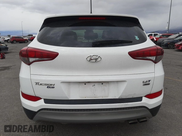 2017 Hyundai Tucson Sport with VIN KM8J3CA28HU505832, listed as a Copart auction lot 50848335 with 70,949 mi miles and Salvage Title. Bid and sale history available at DreamBid. Image 6.