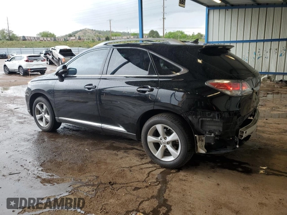 2013 Lexus RX 350 with VIN 2T2BK1BA5DC206212, listed as a Copart auction lot 57661055 with 108,811 mi miles and Salvage title. Bid and sale history available at DreamBid. Image 2.
