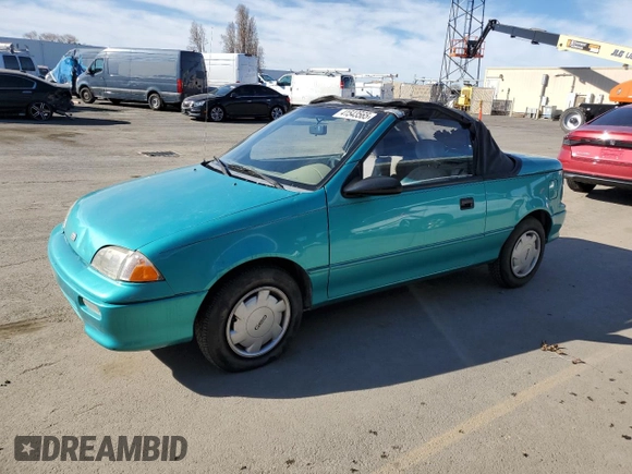 1993 Geo Metro z VIN JG1MR3367PK201491, wystawiony jako Copart lot #41543565 z przebiegiem 61 829 mil mil oraz Tytuł czysty. Historia ofert i sprzedaży dostępna na DreamBid. Obrazek 1.