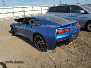 2016 Chevrolet Corvette Z51 3LT with VIN 1G1YM2D74G5120271, listed as a Copart auction lot 67596254 with 0 mi miles and Salvage Title. Bid and sale history available at carsss.com. Image 2.