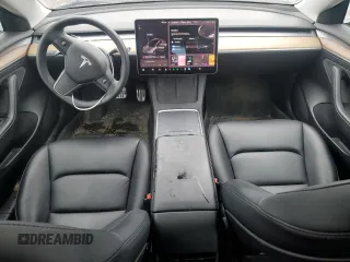 2022 Tesla Model 3 Long Range with VIN 5YJ3E1EB0NF120016, listed as a Copart auction lot 51757835 with 40,030 mi miles and Salvage Title. Bid and sale history available at DreamBid. Image 8.