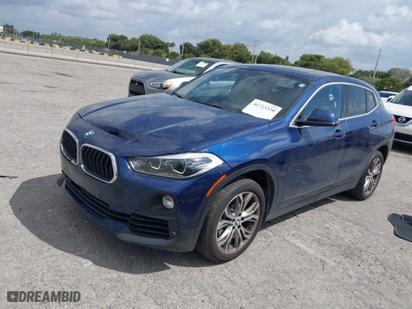 2020 BMW X2 sDrive28i with VIN WBXYH9C07L5P63932, listed as a IAAI auction lot 41723330 with 49,338 mi miles. Bid and sale history available at carsss.com. Image 17.