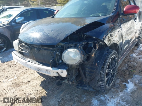 2013 Nissan Juke S with VIN JN8AF5MR8DT226398, listed as a IAAI auction lot 41640465 with 155,372 mi miles. Bid and sale history available at carsss.com. Image 6.