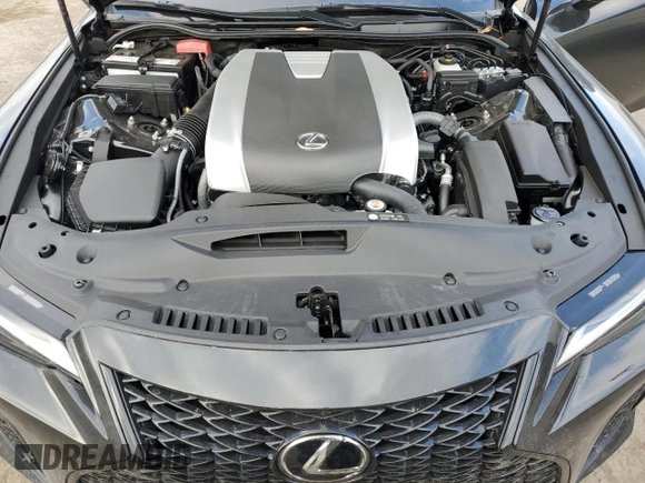 2024 Lexus IS 350 F Sport with VIN JTHGZ1E27R5036092, listed as a Copart auction lot 88706965 with 5,697 mi miles and Salvage title. Bid and sale history available at DreamBid. Image 11.