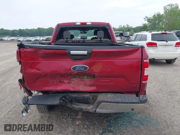 2018 Ford F-150 XL with VIN 1FTFW1E56JFE42735, listed as a IAAI auction lot 42382728 with 97,339 mi miles and . Bid and sale history available at DreamBid. Image 16.