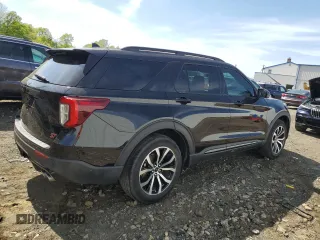 2020 Ford Explorer ST with VIN 1FM5K8GC4LGB19224, listed as a Copart auction lot 54730705 with Not Provided miles and Salvage Title. Bid and sale history available at DreamBid. Image 3.