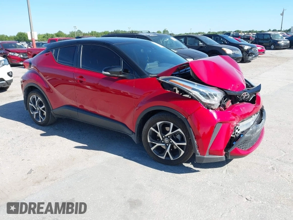 2020 Toyota C-HR LE with VIN JTNKHMBX3L1066720, listed as a IAAI auction lot 42042139 with 98,925 mi miles and . Bid and sale history available at DreamBid. Image 1.