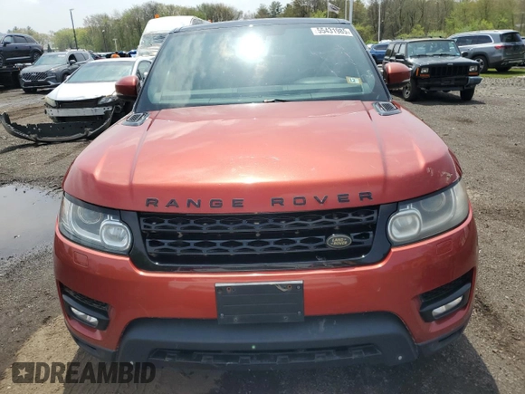 2014 Land Rover Range Rover Sport Supercharged with VIN SALWR2TF8EA340809, listed as a Copart auction lot 55431985 with 224,645 mi miles and Clean Title. Bid and sale history available at carsss.com. Image 5.