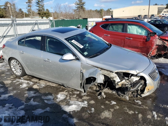 2011 Buick Regal CXL RL6 with VIN W04GU5GC8B1006328, listed as a Copart auction lot 45150265 with 134,015 mi miles and Salvage Title. Bid and sale history available at carsss.com. Image 4.