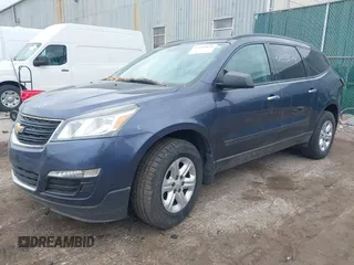 2014 Chevrolet Traverse LS z VIN 1GNKRFKD0EJ158364, wystawiony jako IAAI lot #42355074 z przebiegiem 124 449 mil mil oraz . Historia ofert i sprzedaży dostępna na DreamBid. Obrazek 2.