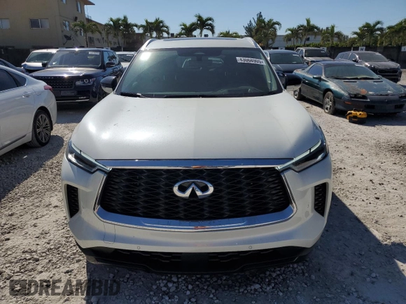 2024 Infiniti QX60 Luxe с VIN 5N1DL1FS5RC347337, выставлен на аукционе Copart как лот 43068905 с пробегом 6 250 миль миль и Списание • Salvage title. История ставок и продаж доступна на DreamBid. Изображение 5.