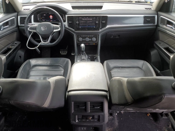 2021 Volkswagen Atlas SEL Premium R-Line with VIN 1V2FR2CA1MC537446, listed as a Copart auction lot 42695215 with 53,537 mi miles and Non repairable. Bid and sale history available at DreamBid. Image 8.
