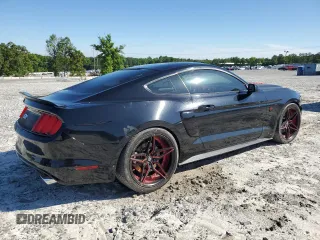 2015 Ford Mustang GT with VIN 1FA6P8CF2F5406500, listed as a Copart auction lot 54383875 with 101,180 mi miles and Salvage title. Bid and sale history available at DreamBid. Image 3.