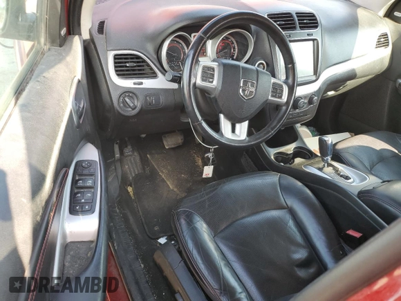 2016 Dodge Journey R/T with VIN 3C4PDCEG4GT207918, listed as a Copart auction lot 71802514 with 142,397 mi miles and Salvage Title. Bid and sale history available at carsss.com. Image 8.