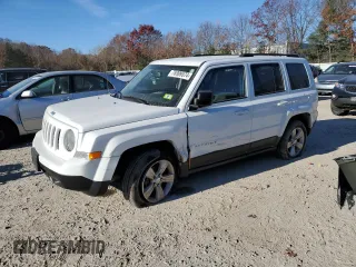 2016 Jeep Patriot Latitude with VIN 1C4NJRFB4GD581148, listed as a Copart auction lot 78999574 with 97,400 mi miles and Salvage Title. Bid and sale history available at carsss.com. Image 1.