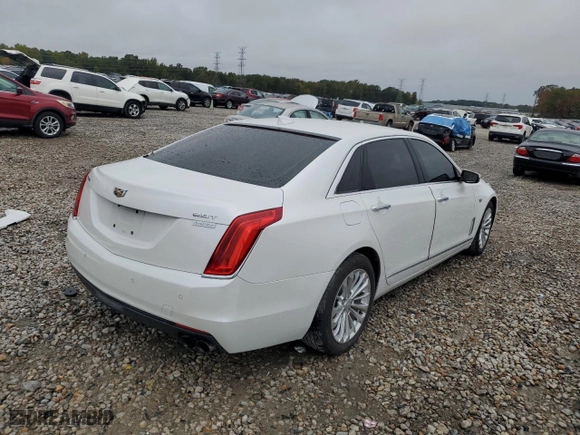 2016 Cadillac CT6 RWD with VIN 1G6KA5RX4GU153795, listed as a Copart auction lot 76557824 with 61,330 mi miles and Salvage Title. Bid and sale history available at carsss.com. Image 3.