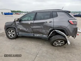 2022 Jeep Compass Trailhawk with VIN 3C4NJDDB8NT159574, listed as a Copart auction lot 58089285 with 24,276 mi miles and Salvage title. Bid and sale history available at DreamBid. Image 2.