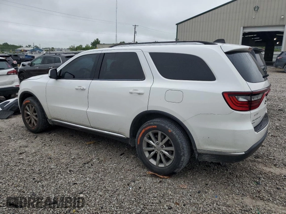 2017 Dodge Durango SXT with VIN 1C4RDJAGXHC629840, listed as a Copart auction lot 58322745 with 177,930 mi miles and Salvage title. Bid and sale history available at DreamBid. Image 2.