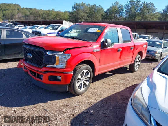 2019 Ford F-150 XL with VIN 1FTEW1C4XKKE32286, listed as a IAAI auction lot 41379079 with 156,726 mi miles and . Bid and sale history available at DreamBid. Image 2.