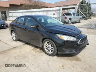 2017 Ford Focus SE with VIN 1FADP3F21HL204250, listed as a Copart auction lot 53553325 with 76,317 mi miles and Salvage title. Bid and sale history available at DreamBid. Image 4.