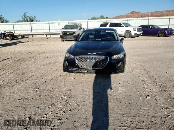 2019 Genesis G70 2.0T Advanced with VIN KMTG64LA1KU026869, listed as a Copart auction lot 70709004 with 85,109 mi miles and Salvage Title. Bid and sale history available at carsss.com. Image 11.