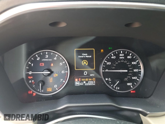 2024 Subaru Outback Limited with VIN 4S4BTANCXR3123885, listed as a Copart auction lot 62154465 with 22,922 mi miles and Non repairable. Bid and sale history available at DreamBid. Image 9.