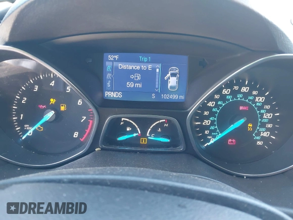 2013 Ford Escape SE with VIN 1FMCU9GX3DUB67956, listed as a IAAI auction lot 41901607 with 102,499 mi miles. Bid and sale history available at carsss.com. Image 7.