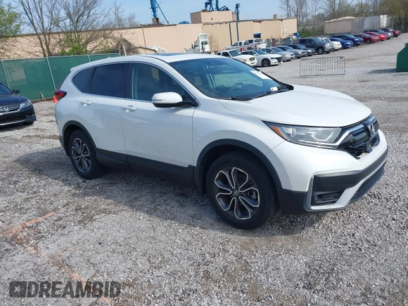 2020 Honda CR-V EX with VIN 2HKRW2H58LH680318, listed as a IAAI auction lot 41918024 with 23,380 mi miles. Bid and sale history available at carsss.com. Image 1.