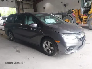 2019 Honda Odyssey EX-L with VIN 5FNRL6H78KB063709, listed as a IAAI auction lot 39370526 with 43,854 mi miles. Bid and sale history available at carsss.com. Image 1.