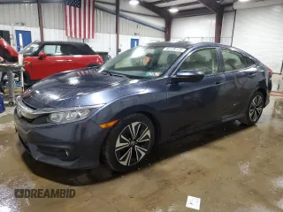 2018 Honda Civic EX-T z VIN JHMFC1F34JX034278, wystawiony jako Copart lot #56728175 z przebiegiem 58 859 mil mil oraz Szkoda całkowita • Salvage title. Historia ofert i sprzedaży dostępna na DreamBid. Obrazek 1.