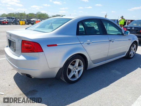 2004 Acura TL with VIN 19UUA66254A008302, listed as a IAAI auction lot 41997802 with 208,612 mi miles. Bid and sale history available at carsss.com. Image 4.