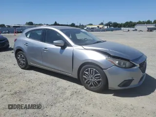 2015 Mazda 3 i Sport with VIN JM1BM1K70F1244649, listed as a Copart auction lot 55648035 with 106,085 mi miles and Salvage Title. Bid and sale history available at DreamBid. Image 4.