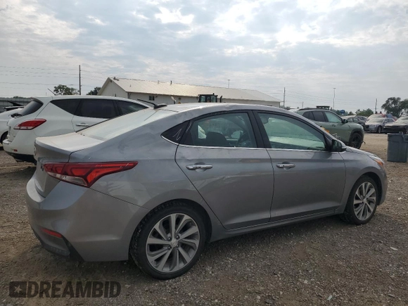 2022 Hyundai Accent Limited with VIN 3KPC34A67NE175892, listed as a Copart auction lot 68247634 with 52,544 mi miles and Salvage Title. Bid and sale history available at carsss.com. Image 3.