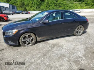 2014 Mercedes-Benz CLA 250 with VIN WDDSJ4GB0EN077438, listed as a Copart auction lot 58020585 with 92,489 mi miles and Salvage title. Bid and sale history available at DreamBid. Image 1.