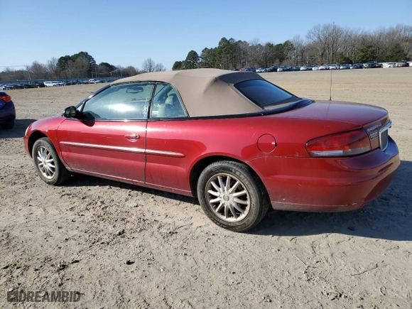 2002 Chrysler Sebring LXi with VIN 1C3EL55R52N211724, listed as a Copart auction lot 42545065 with 161,321 mi miles and Clean Title. Bid and sale history available at carsss.com. Image 2.