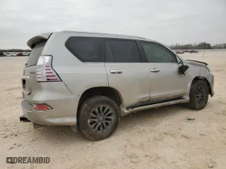 2020 Lexus GX with VIN JTJAM7BX8L5248531, listed as a Copart auction lot 45916275 with 93,617 mi miles and Salvage Title. Bid and sale history available at carsss.com. Image 3.