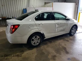 2015 Chevrolet Sonic LT with VIN 1G1JC5SGXF4126055, listed as a Copart auction lot 59579035 with 169,985 mi miles and Salvage title. Bid and sale history available at DreamBid. Image 3.