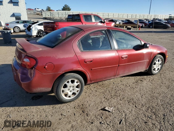 2004 Dodge Neon SXT with VIN 1B3ES56C34D542451, listed as a Copart auction lot 87085194 with 63,105 mi miles and Salvage Title. Bid and sale history available at carsss.com. Image 3.
