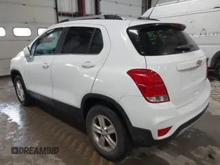 2017 Chevrolet Trax LT with VIN 3GNCJPSB8HL140918, listed as a IAAI auction lot 41730551 with 114,220 mi miles and . Bid and sale history available at carsss.com. Image 3.