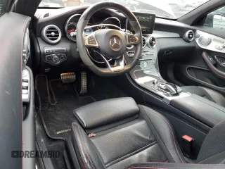 2018 Mercedes-Benz C 43 AMG with VIN WDDWK6EB5JF677695, listed as a Copart auction lot 43437935 with 59,768 mi miles and Salvage title. Bid and sale history available at DreamBid. Image 8.