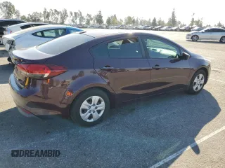 2017 Kia Forte LX with VIN 3KPFK4A71HE116379, listed as a Copart auction lot 46102975 with 0 mi miles and Salvage Title. Bid and sale history available at carsss.com. Image 3.