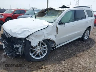 2023 Dodge Durango GT z VIN 1C4RDJDGXPC582271, wystawiony jako IAAI lot #42030003 z przebiegiem 25 380 mil mil oraz . Historia ofert i sprzedaży dostępna na DreamBid. Obrazek 2.