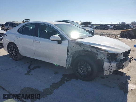 2021 Toyota Camry SE Nightshade with VIN 4T1G11AK6MU477558, listed as a Copart auction lot 46234885 with 77,049 mi miles and Salvage Title. Bid and sale history available at carsss.com. Image 4.