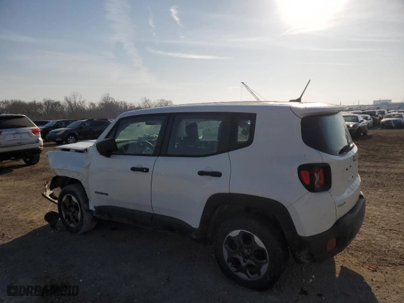 2015 Jeep Renegade Sport with VIN ZACCJBAH0FPB75997, listed as a Copart auction lot 48710895 with 78,291 mi miles and Salvage Title. Bid and sale history available at carsss.com. Image 2.