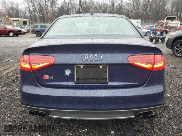 2013 Audi S4 Prestige with VIN WAUKGAFL3DA239955, listed as a Copart auction lot 84562334 with 137,186 mi miles and Salvage Title. Bid and sale history available at carsss.com. Image 6.