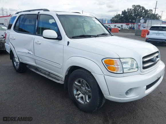 2004 Toyota Sequoia Limited with VIN 5TDZT38A54S222629, listed as a IAAI auction lot 41389865 with 106,076 mi miles. Bid and sale history available at carsss.com. Image 1.