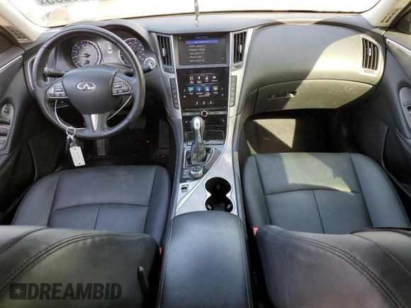 2015 Infiniti Q50 Premium with VIN JN1BV7AR6FM409737, listed as a Copart auction lot 53280395 with 65,963 mi miles and Salvage Title. Bid and sale history available at carsss.com. Image 8.