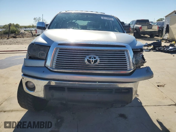 2010 Toyota Tundra Limited с VIN 5TFHW5F19AX101707, выставлен на аукционе Copart как лот 81170424 с пробегом Не указан миль и Списание • Salvage title. История ставок и продаж доступна на DreamBid. Изображение 5.